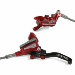 Hope Tech 3 E4 Disc Brake (Without Rotor) -Outlet Bremser Store Hope Tech 3 E4 Brake No Rotor Disc Brake Callipers Red 2019 T3E4RBFR