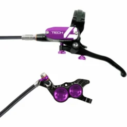 Hope Tech 4 V4 Brake - No Rotor -Outlet Bremser Store Hope Tech 4 V4 Brake No Rotor Disc Brake Callipers Black Purple T4V4PUL