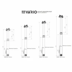 E-thirteen E.thirteen Vario Dropper Seatpost -Outlet Bremser Store VarioDropperFrameFit 1 1024x1024