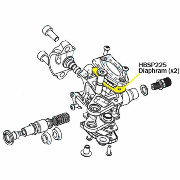 Hope Tech Master Cylinder Lid Diaphragm 3 Hope Tech Master Cylinder Lid Diaphragm - Billede 3